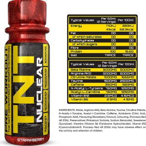 NXT Nutrition TNT Nuclear Shots 1 X 60ml Strawberry