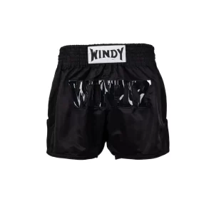 Muay Thai-shorts – Retro – Triple Black