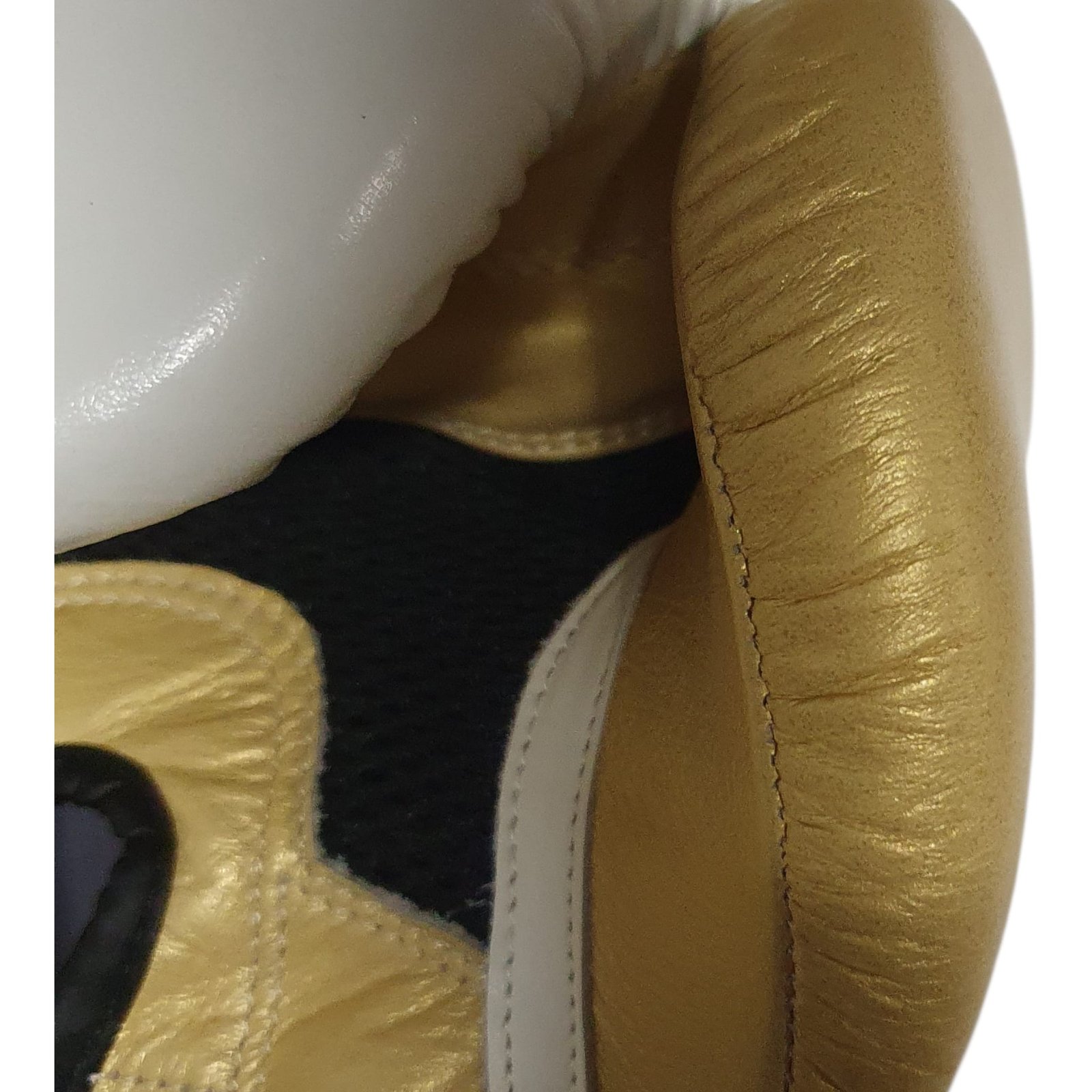 Orthodox BGN Bokshandschoenen – Wit/Goud - Afbeelding 5