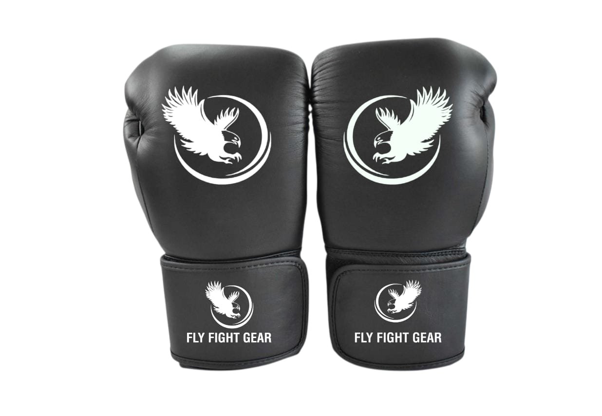 Fly Proline Leren Bokshandschoen – Zwart - Afbeelding 2
