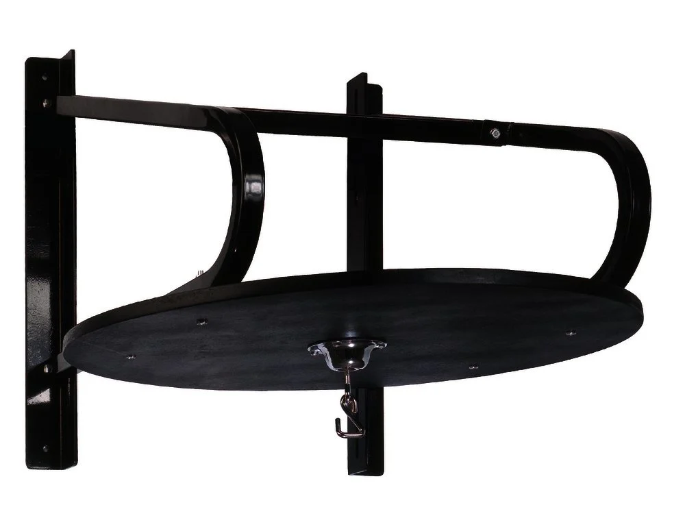 Windy speedball platform van hout in zwart